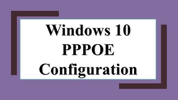How to Set up a PPPoE connection on Windows 10 | PPPOE Configuration | HomeVision TV