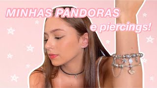 Minhas Pulseiras Pandora E Meus 13 Piercings Na Orelha