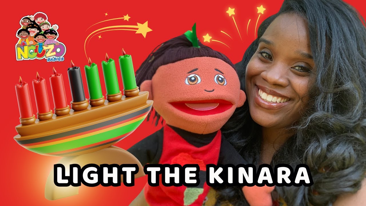 Light the Kinara at Kwanzaa The Nguzo Babies Journey into Magic Land