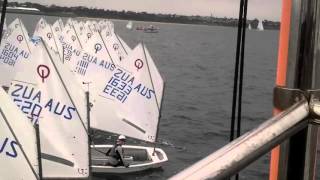 2016 Vic Opti Championships- Race 2 P flag & U flag