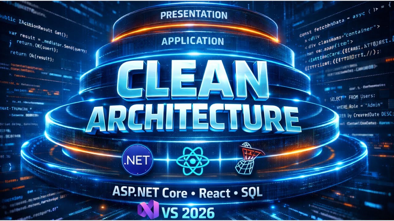 Clean Architecture That REAL Companies Use 😱 ASP.NET Core + React (VS 2026)
