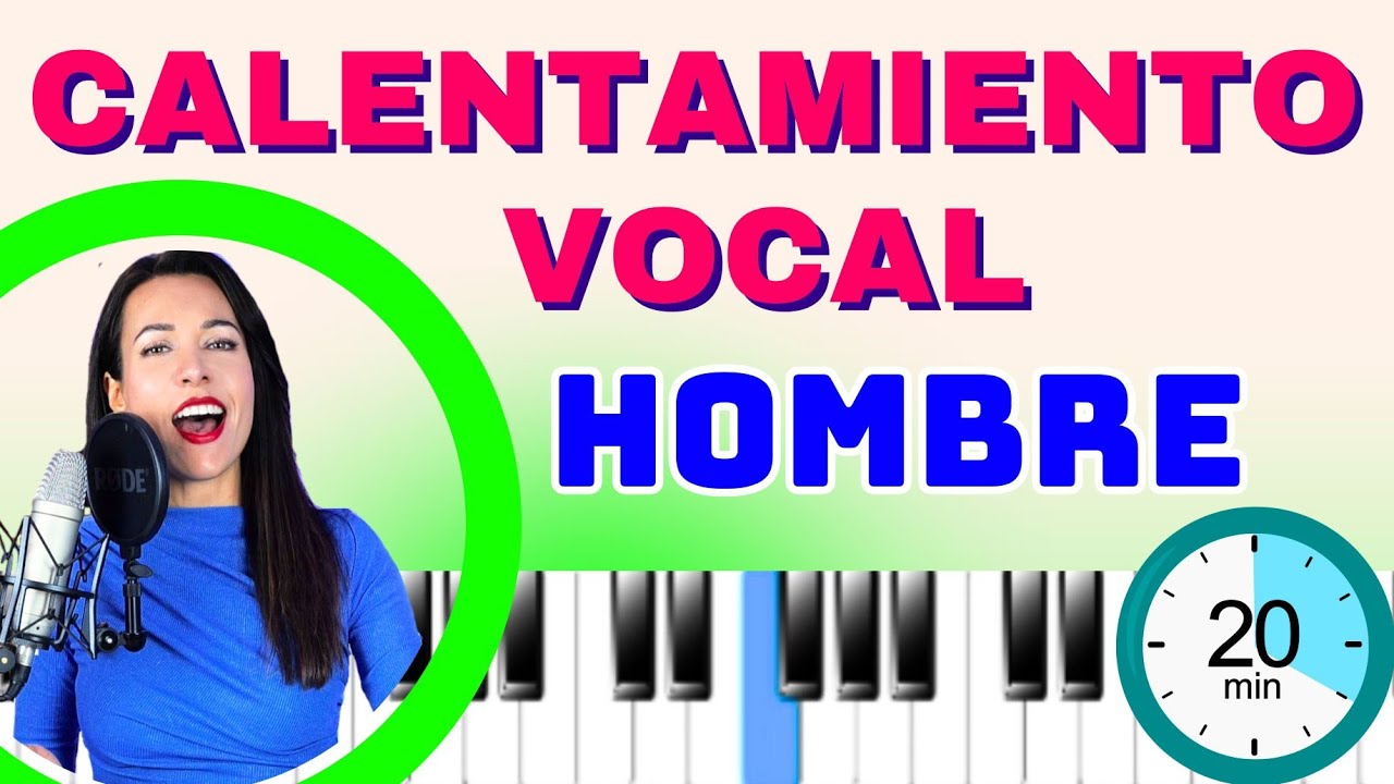 🔥CALENTAMIENTO VOCAL para HOMBRES. Natalia Bliss Calentamiento vocal HOMBRES