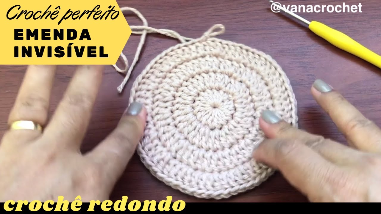 EMENDA INVISÍVEL NO CÍRCULO DE CROCHÊ/ DICAS DE CROCHÊ PERFEITO/PASSO A PASSO