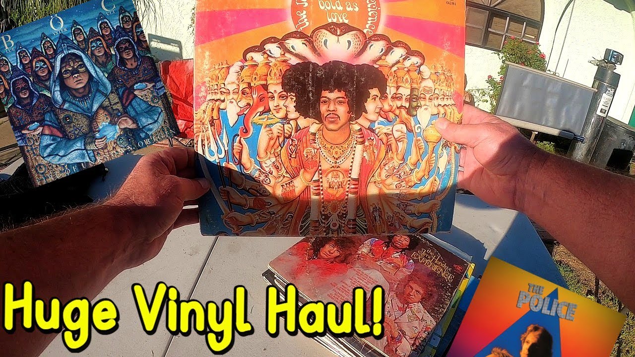 Huge Vinyl Records Haul Found at a Yard Sale! You Won't Believe What I