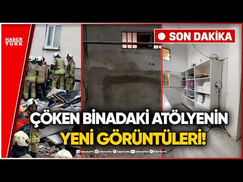 SON DAKİKA: Maltepe'de Çöken Binanın Altındaki Atölyenin Yeni Görüntüleri Habertürk'te