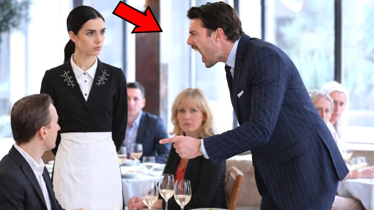 EL MILLONARIO GRITÓ A LA MESERA — PERO ELLA LE RESPONDIÓ ALGO QUE CONGELÓ TODO EL RESTAURANTE