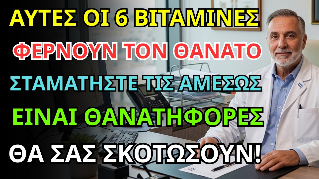 η αλήθεια για 6 βιταμίνες που βλάπτουν την υγεία σας. ομολογία γιατρού με 30ετή πείρα.