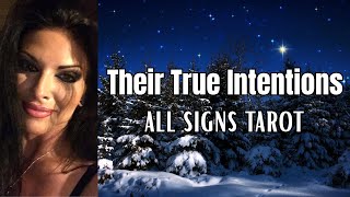 All Signs! WHAT Are Their TRUE INTENTIONS Towards YOU? ~ Tarot Love Reading