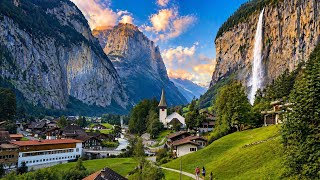 Walking Through Lauterbrunnen 🇨🇭 Switzerland’s Little Piece Of Heaven (4K)