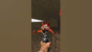 What if enemies in Doom were all Crash Bandicoot? #shorts