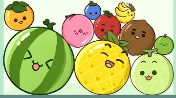 (SUIKA GAME) Watermelon Merge Fruits Puzzle, Math | Watermelon Game