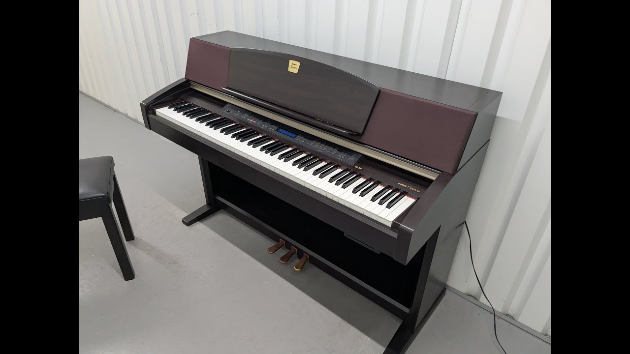 Yamaha Clavinova CLP-970 Digital Piano and stool in rosewood stock 