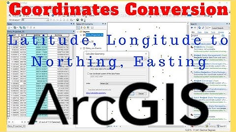 How to Convert Coordinates in ArcGIS | Coordinates Conversion in ArcGIS