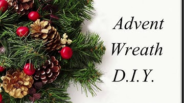 Advent Wreath DIY Tutorial