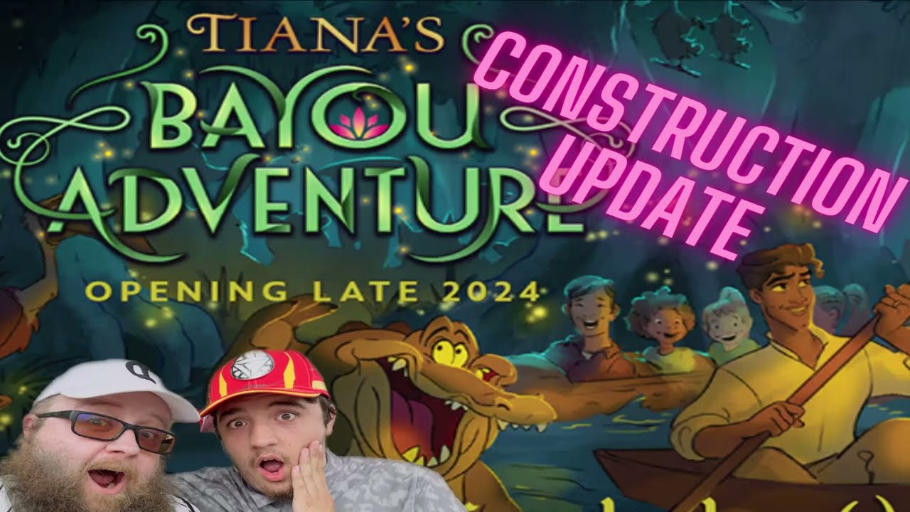 Construction Update for Haunted Mansion and Tiana’s Bayou Adventure. August 30 2024