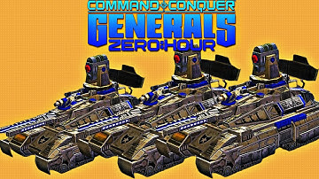 USA Heavy Paladin 1 vs 3 GLA (Elite Army Mod) C&C Generals Zero Hour