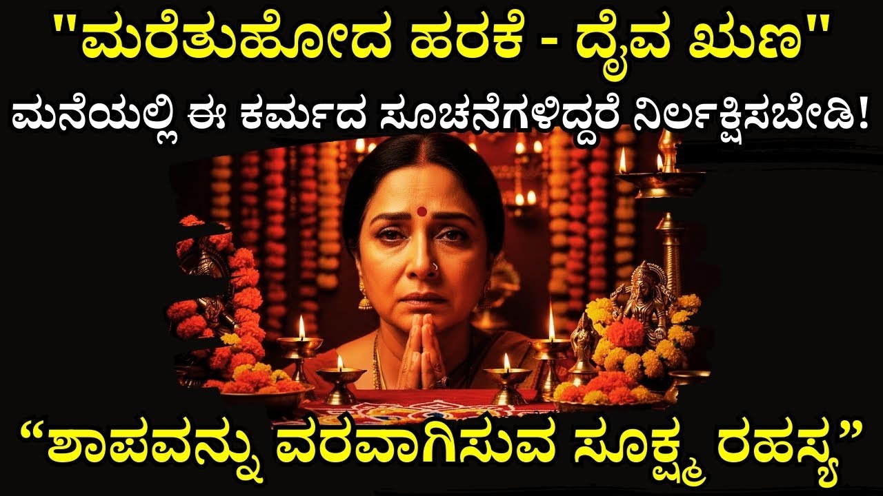 ಹರಕೆ ಮರೆತಿದ್ದೀರಾ? ಇದು ನಿಮ್ಮ ತಾತ-ಮುತ್ತಾತರ ಶಾಪವಿರಬಹುದು! | Unfulfilled Harake and Karma Secrets