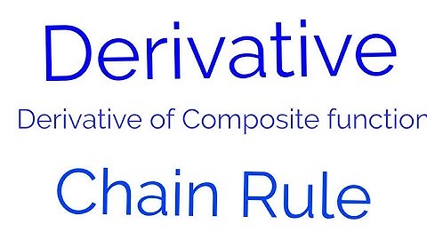 Derivative -Derivative of Composite function or Chain Rule 12th Maths, HSC/CBSE Maths Diploma Maths