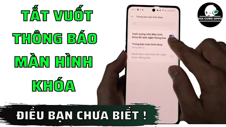 Bảo mật vuốt màn hình bị lỗi trên a7 2023