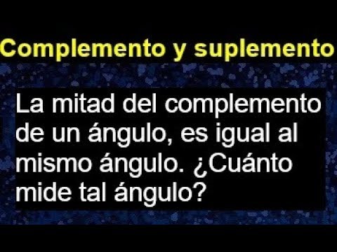 Suplemento y complemento