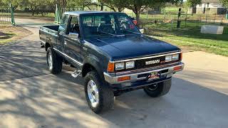 1984 Nissan 720 King Cab Deluxe 4X4 2.4L I4 5Speed PS PB AC 221k Miles Run Drives Great 847011P