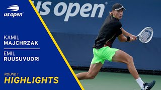 Kamil Majchrzak vs Emil Ruusuvuori Highlights | 2021 US Open Round 1