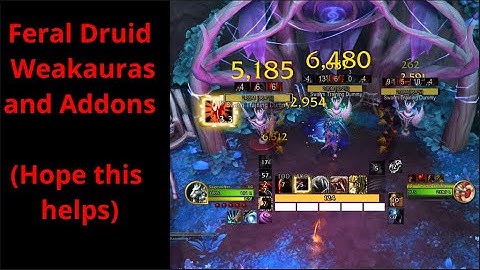 Feral Druid Weakauras and Addons (hope this helps)
