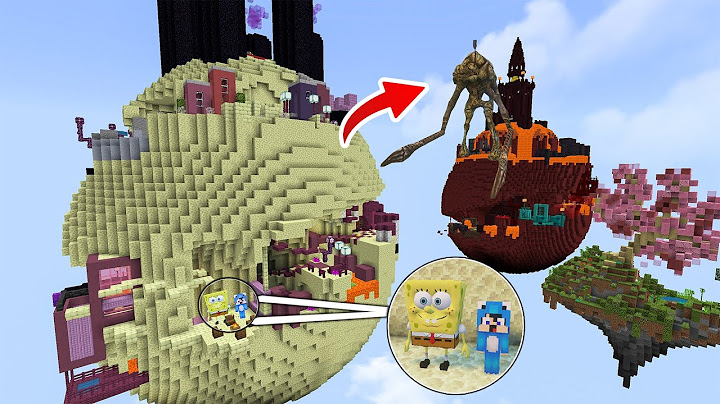 ماين كرافت لكن انا و سبونج بوب في باركور البيض 😨!