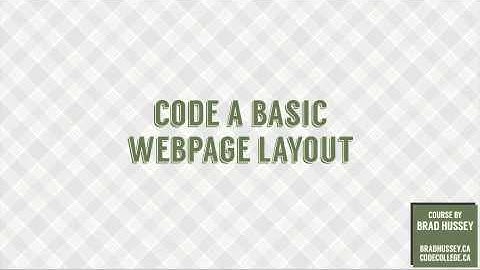 Code the Basic Layout