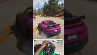 Sent It a Bit Too Hard In a Tuned 911 Turbo S | Forza Horizon 5 | Logitech G920 Gameplay #shorts
