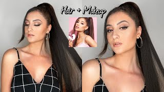 ARIANA GRANDE HAIR & MAKEUP TUTORIAL | Get Her Look (using only affordable products) screenshot 4