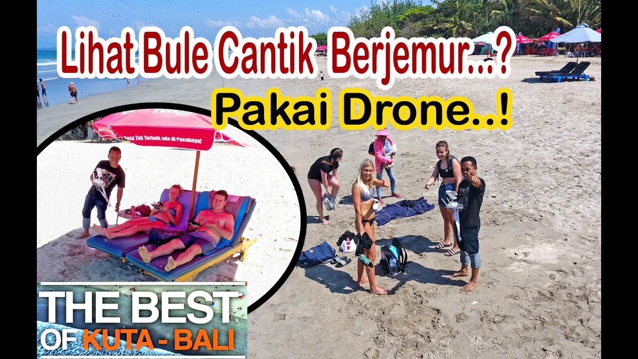 Kuta Beach Bali Tourism Drone Indonesia