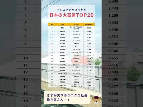 #投資 #株主優待 #富豪 #大富豪