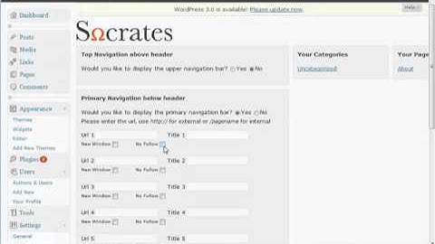 WordPress Socrates Theme