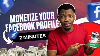 How To Turn Facebook Profile In Facebook Page in 2023 |  Make Money From Facebook