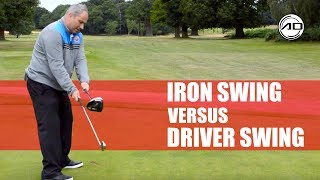 The Difference With Iron v Wood Swings Golf Tip - The Difference with Iron v Wood swings .Alistair Davies golf shares with you the difference between using a iron and a ...