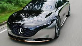 Mercedes-Benz VISION EQS - Driving Video