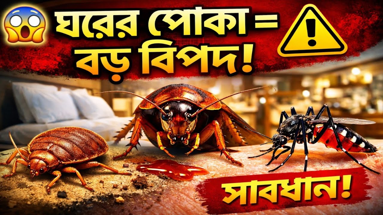 ঘরের পোকা মানেই নিরীহ? ভুল! ⚠️ Dangerous Insects at Home. kids learning.