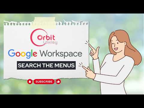 Search The Menus ทางลัดในการใช้คำสั่งบน  Google Workspace
