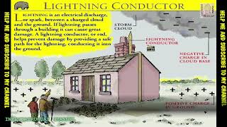 LIGHTNING ROD CONDUCTOR  HOW DOES IT WORK  EXPLANATION WITH EASY  QUICK ANIMATION 1993 WINDOWS 3.1
