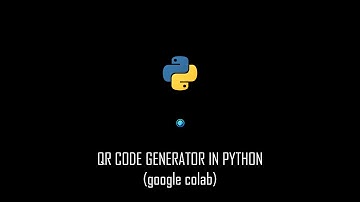 How to generate QR code using python in google colab || Coding for free