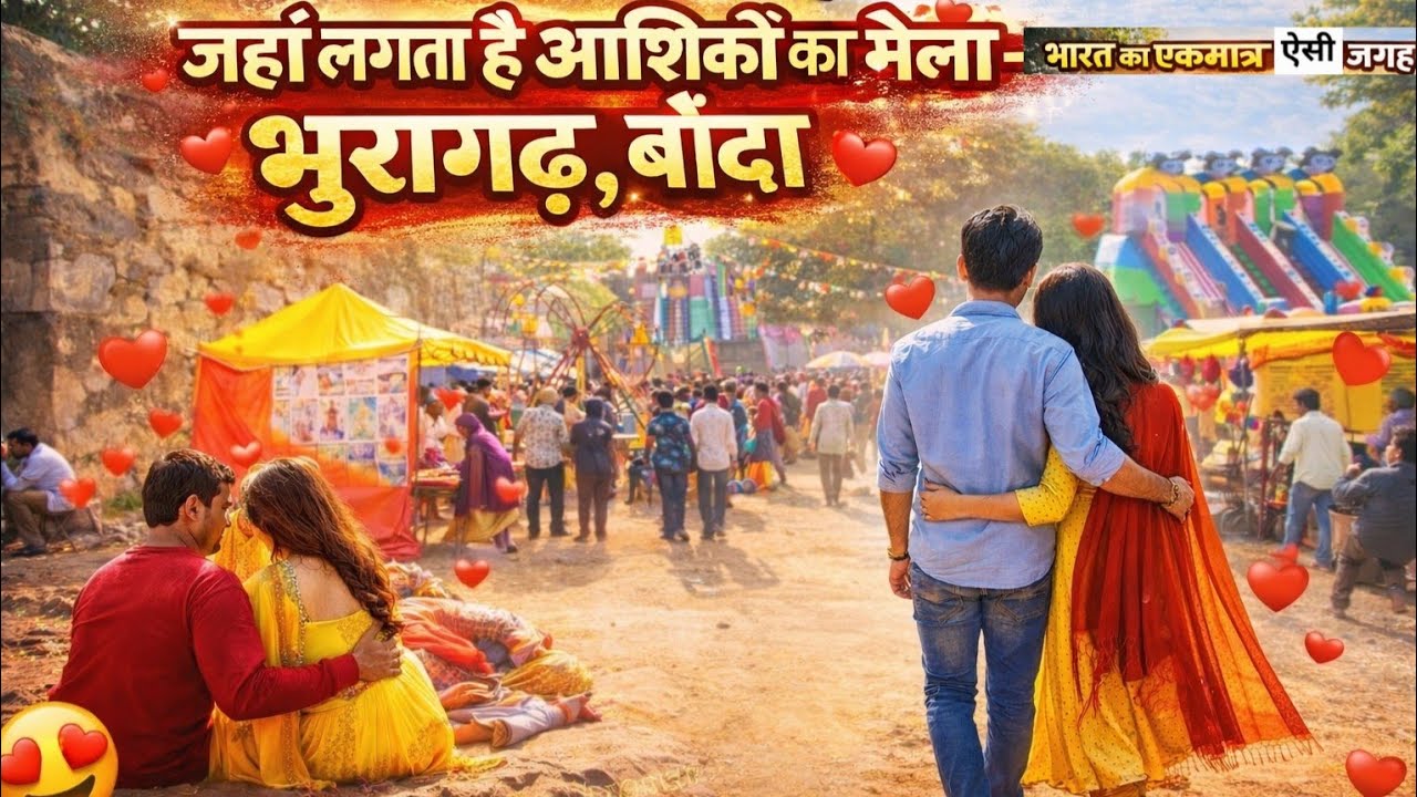 भारत की एकमात्र ऐसी जगह, जहाँ लगता है आशिकों का मेला | भुरागढ़, बाँदा | JR Entertainment