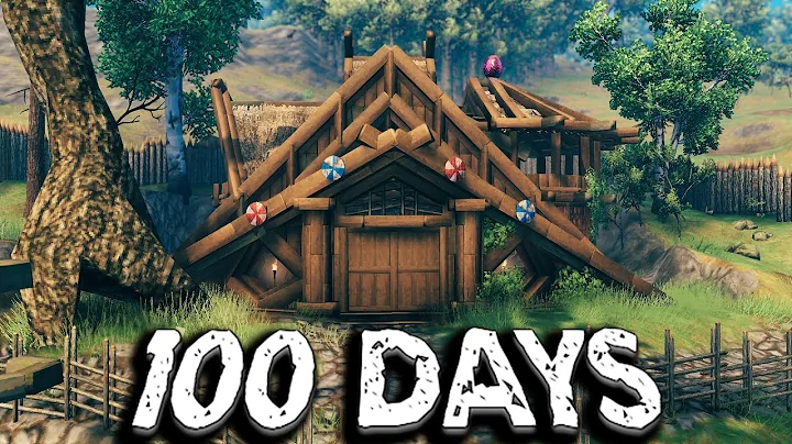 I Spent 100 DAYS in Valheim Building a Village and...