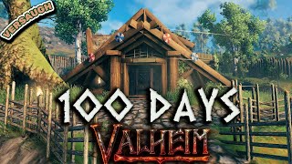 I Spent 100 DAYS in Valheim Building a Village and Here's What Happened | Ep #1