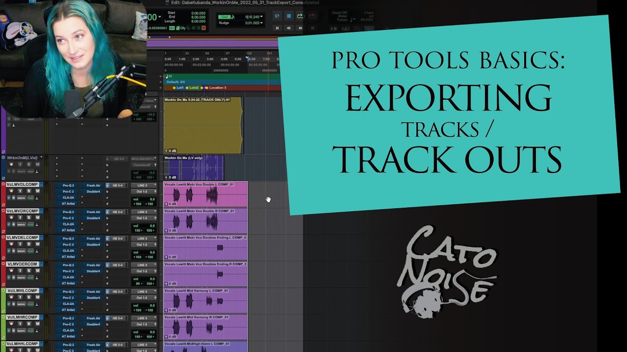 Pro Tools Basics: Exporting Tracks, Track Outs