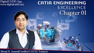 CATIA V5 Full Course | Basic To Expert Level Training |In Hindi | Get Certificate | Ansari Sir | Download DigitalCADD App |