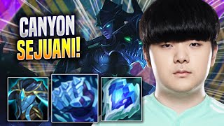 CANYON IS SO CLEAN WITH SEJUANI! - DK Canyon Plays Sejuani JUNGLE vs Taliyah! | Season 2022