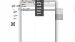 Max Tutorial: filtergraph~ Object