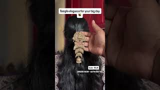 Rajalakshmi Grand Jada Billa – Temple Bridal Hair Jewellery