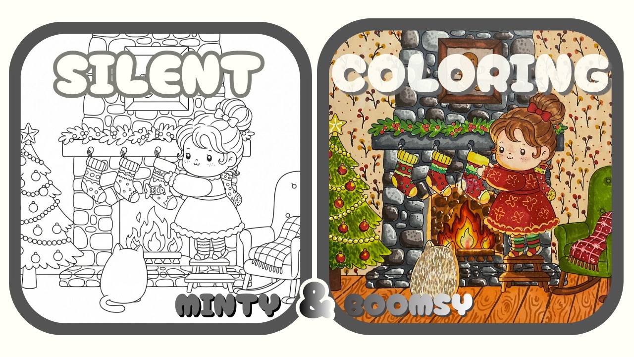 Silent Winter Coloring ❄️ | Minty & Boomsy Winter Wonderland